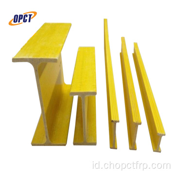 FRP Fiberglass I Beam, Profil Pultrusion GRP I Beam